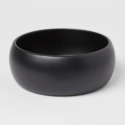 54oz Acacia Modern Serving Bowl Black