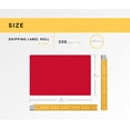 thumbnail image 3 of HOUSELABELS 4" x 6" Red Shipping Labels on 1" Core Compatible With Zebra and Rollo Printers, 6 Rolls / 250 Labels per Roll, 3 of 8