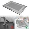 thumbnail image 7 of Ultra Thin Quick Dry Bath Mat - 16"x24" Non Bathroom Rug with Diatomaceous Earth Absorbent Technology - Super Absorbent Shower Mat with Rubber Backing Fits Under Door - Gray Washable Bath Mat, 7 of 7