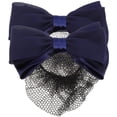 thumbnail image 1 of 2 Pcs Couvre-Chignon pour Femmes Filet Infirmière Nœud Couvre-Chignon Pinces à Cheveux Accessoires pour Cheveux, 1 of 8