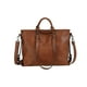 thumbnail image 2 of Bolso tote de trabajo para mujer, elegante y con compartimentos, de piel sintética, ideal para la playa o el trabajo. Marrón oscuro, 2 of 9