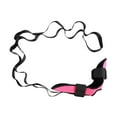 thumbnail image 4 of Estirador de pies y pantorrillas, correa de estiramiento de Yoga, banda elástica ajustable para cintura, pies y piernas, ensanchador de isquiotibiales Rosa, 4 of 8