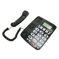 thumbnail image 4 of Corded Phone, Dual Port Wall Mounted Desk Wired Telephone, Mute Last Number Re Dial Function, Noise Reduction Landline For Home Hotel Office, 4 of 8