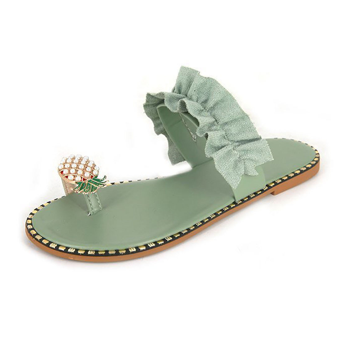 sandals with pineapple toe