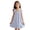 Blue, variant on WEIWEN Girls Nightgowns Pajama Dress Cute Square Neck Ruffle Sleepwear Soft Night Gowns Summer A-Line Flowy Dresses Blue, 9-10 Years
