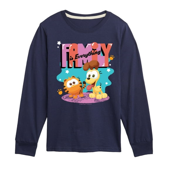 Garfield - Family Is Everything - Toddler & Youth Long Sleeve Graphic T-Shirt