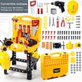 thumbnail image 2 of Dsscvnef Workshop Children's Toy Tool 82 Piece Pretend Tool Play Construction, 2 of 8