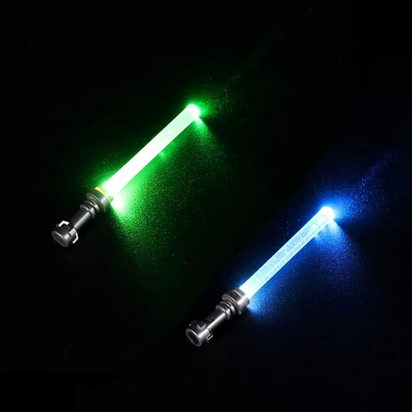 TRAHOO-Lightsaber Lot Compatible with Lego- 2 Colors Blue, Green, USB Powered