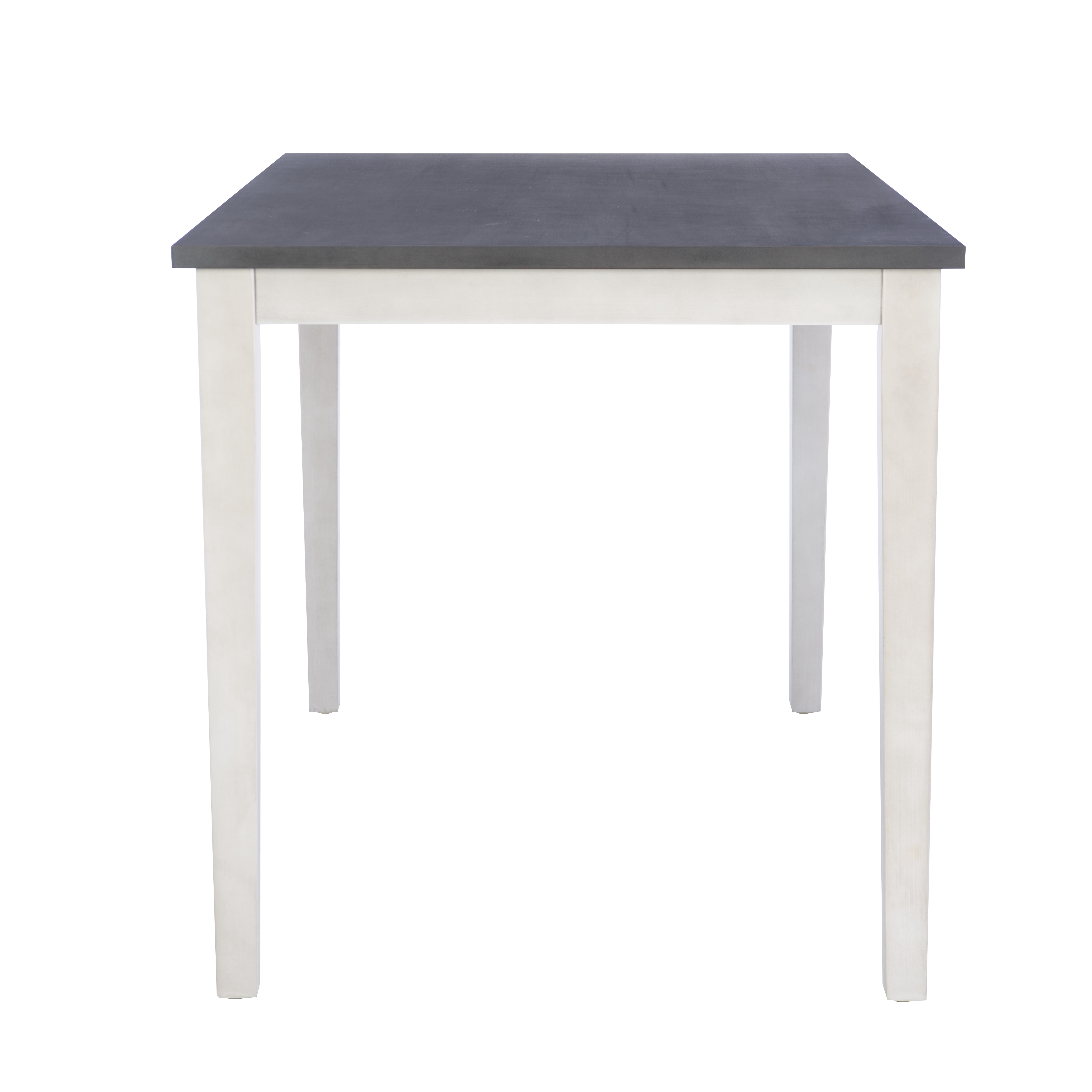 Powell Drew Counter Height Dining Table, White