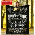 thumbnail image 1 of Couverture Premium Personnalisée Sweet Ride, 1 of 6