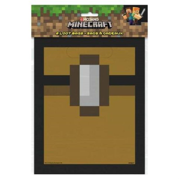 Minecraft Loot Bags [8 Per Package]