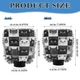 thumbnail image 3 of Microfiber Car Wash Gloves With Chenille & Polyester Terry Scratch-Free Cleaning Elastic Cuffs Cat Faces on Squares, 3 of 8