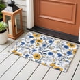 thumbnail image 5 of Area Rugs 2x3,Spring Yellow Blue Flower on White Non Slip Washable Rug Indoor Carpet Soft Floor Rugs for Home Living Room Bedroom Dining Room Office, 5 of 9