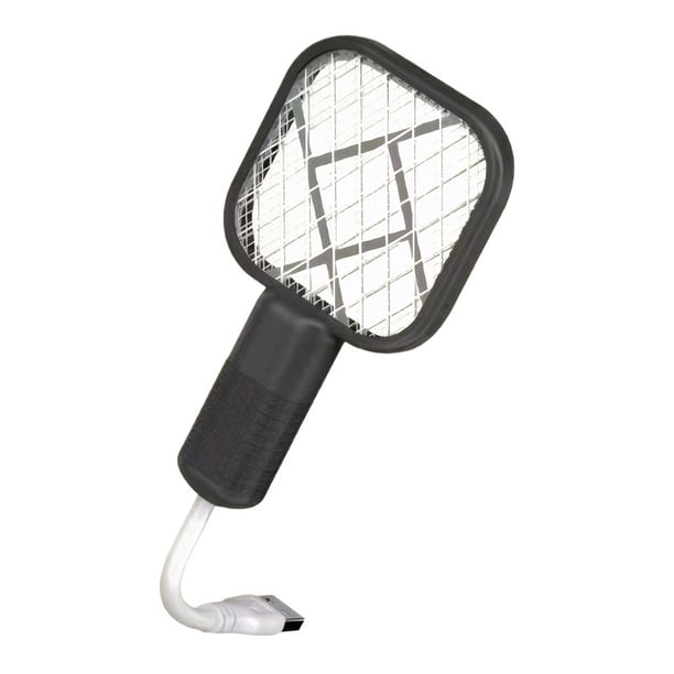 Matsuzay Matamoscas duradero para un control de mosquitos fácil y rápido Matamoscas eléctrico Mata mosquitos Repelente de insectos y plagas negro