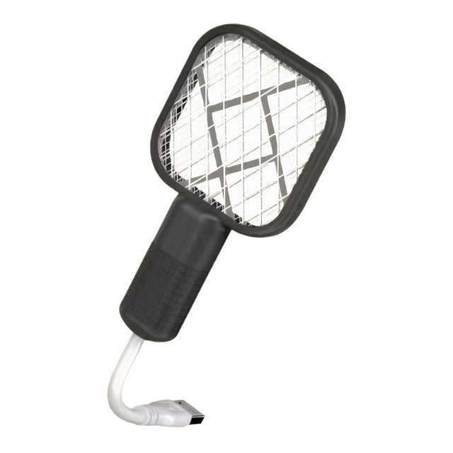tamizeot Electric Mosquito Swatter Multi-Purpose Tool For Mosquitoes Fast-Acting Easy black