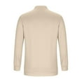 thumbnail image 6 of Atogsazn Men's 1/4 Zip Sweatshirt Casual Long Sleeve Pullover Jogger Sweatshirts Fall Outfit Clothing Khaki XXXL Fashion, 6 of 6