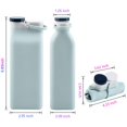 thumbnail image 2 of Langgg Portable Collapsible Water Bottle Foldable Water Bottle for Travel Sports Bottles Leak Proof Water Bottle, 2 of 7