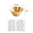 thumbnail image 3 of V Shape Mixing Salad Bowl Double Wall Insulated Metal Soup Bowl Stainless Steels Dessert Bowls Container Enduring, 3 of 9