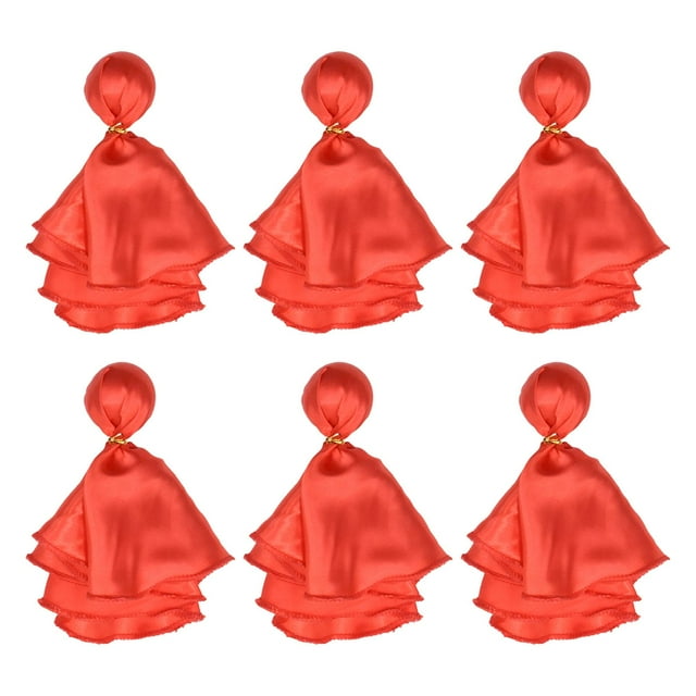 6 Pcs Drapeaux de Pénalité de Soccer Drapeau d'Arbitre de Soccer Accessoires d'Arbitre Rouge