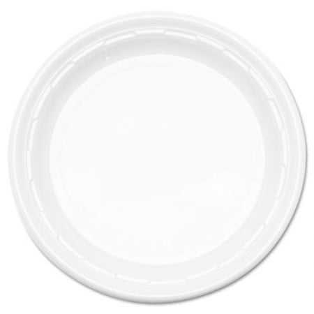 

Serving 9 Inches Disposable White Plastic plates Good to use in Microwave : 300 Count