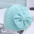 thumbnail image 4 of 0-12 Months Winter Little Girls' Beanie Hat Cute Toddler Girl Knitted Hat Cotton Warm Hats, 4 of 8