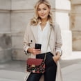 thumbnail image 2 of Pzuqiu Red Roses Women's Leather Crossbody Bag Trendy Minimalist Women Crossbody Bag with Chain Strap Versatile Practical Casual for Daily Life Party and Special Occasions, 2 of 7