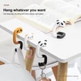 thumbnail image 4 of Crochet de Sac de Table Pliable Forte Capacité de Charge Rangement Mignon Animal Pliant Sac de Table Crochet pour Bureau, 4 of 8