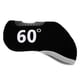 thumbnail image 5 of Funda protectora para cabeza de putter de hierro de lujo para palos de golf deportivos, de 48 degree a 60 degree 60 grados negro, 5 of 7
