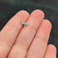 thumbnail image 7 of Body Candy 16G 316L Stainless Steel Ornate Dragonfly Aurora Labret LipRing Tragus 8mm, 7 of 7