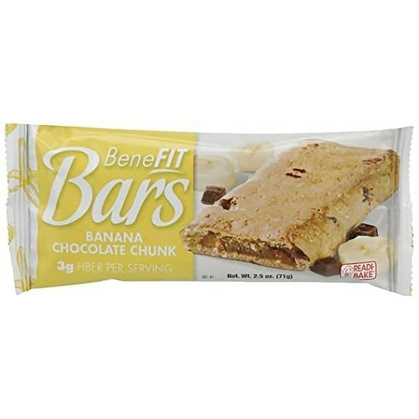 BeneFit Bars by ReadiBake 2.5 Ounce Pack of 12 (Banana Chocolate