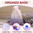 thumbnail image 3 of Uxcell Organza Bag, Sheer Butterfly Mesh Bags Drawstring Gift Bags Bulk Party Favor Bag Jewelry Pouches Bright Blue-Silver, 3 of 6