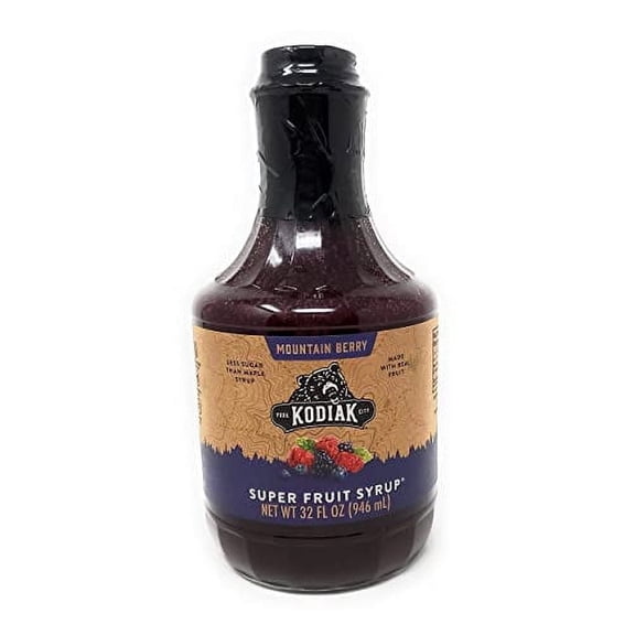 Mountain Berry Kodiak Syrup, 100% Pure & All Natural, 32 Fl Oz.