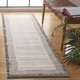 thumbnail image 2 of SAFAVIEH Jade Dulcibella Bordered Polyester Runner Rug, Ivory/Beige Black, 2'2" x 8', 2 of 7