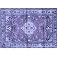 thumbnail image 1 of Ahgly Company Indoor Rectangle Medallion Blue Traditional Area Rugs, 5' x 7', 1 of 4