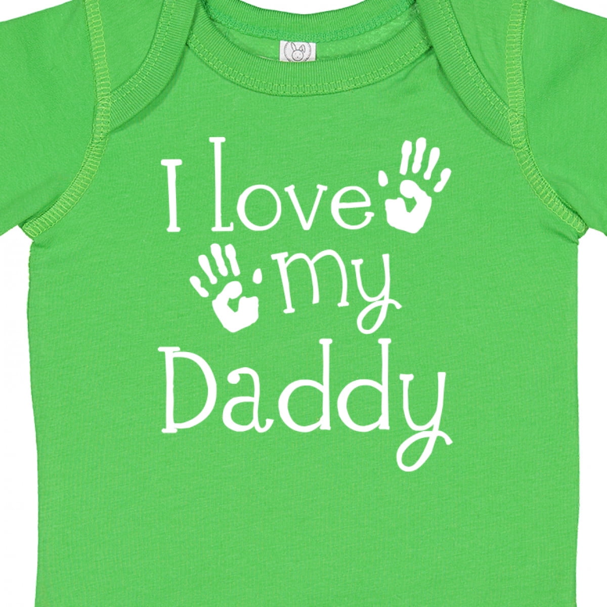 Inktastic I Love My Daddy Fathers Day Boys or Girls Baby Bodysuit
