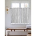 thumbnail image 2 of Gray Lines Living Room Curtains 2 Panel, Vintage Wave Stripes Texture Simple Cafe Window Treatment, Farmhouse Bedroom Bathroom Kitchen Curtains Drapes 104"x54", 2 of 6