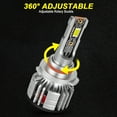 thumbnail image 6 of NSDXCT for 2006-2018 Honda Pilot LED Headlight Bulbs 9005 H11 High/Low Beam H11 H8 Fog Light White, 6 of 18