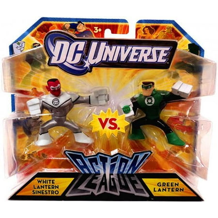 DC Universe Action League White Lantern Sinestro vs. Green Lantern Mini Figure, 2 Pack