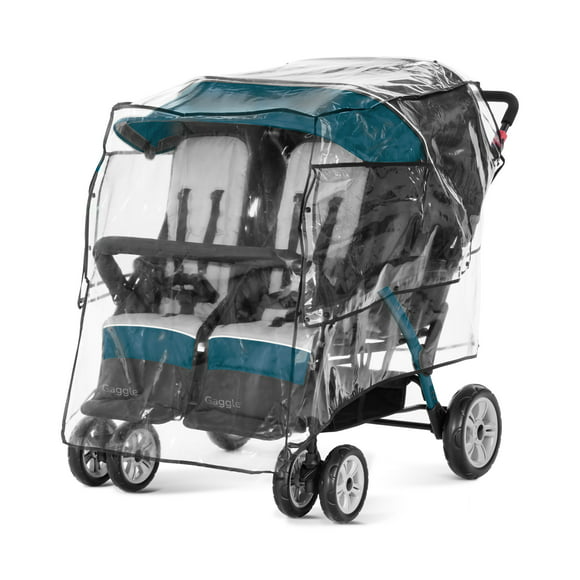 Foundations Quad Sport 4-Seat Stroller, Rain Cover