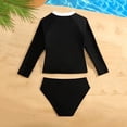 thumbnail image 5 of Sentuca Kids Girls Swimsuit 2 Piece Tankini Set Long Sleeve Bathing Suit Hawaiian Beach Swimwear Summer Clothes 8-12 Years, 5 of 8