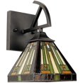 thumbnail image 2 of Innes Mission-Style 1-Light Blackish Bronze Finish Wall Sconce 6" Shade$$Tools & Hardware Other, 2 of 8