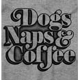 thumbnail image 2 of Dogs Naps Coffee Funny Hobby Pet Unisex Plus Fleece Graphic Sweatshirt Brisco Brands 2X, 2 of 5