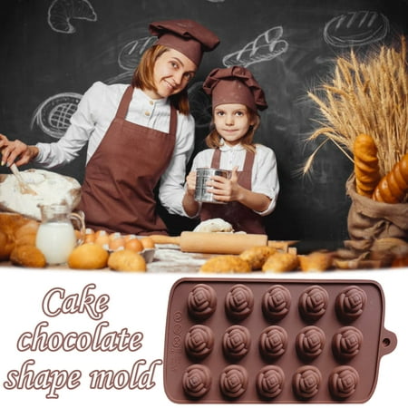 

2PC Silicone Rose Chocolate Mould Garden Ice Mould Pudding Mould Baking Tools Christmas Halloween Decorations Fall Decorations for Home Room Decor LED Lights Kids America 902H 16953