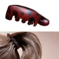 thumbnail image 2 of Matte Color Banana Hair Claw Clip For Women Elegant Updos Styler NonSlip Hair Grip For Thin Hair With 4 Color Optional, 2 of 8