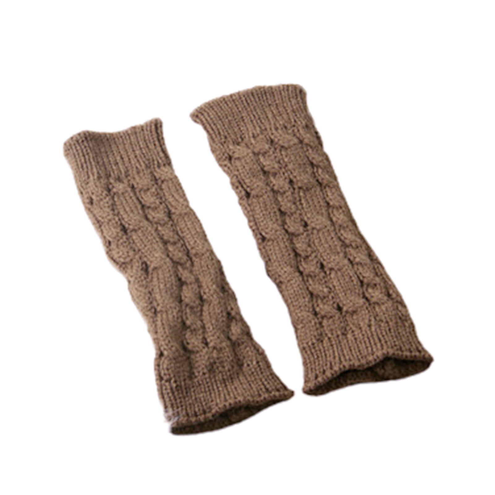 Details about   Mens Women Winter Warm Knitted Fingerless Half Finger Gloves Mitten Strech Soft 