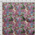 thumbnail image 4 of oneOone Polyester Spandex Pink Fabric Abstract Dress Material Fabric Print Fabric By The Yard 56 Inch Wide, 4 of 6