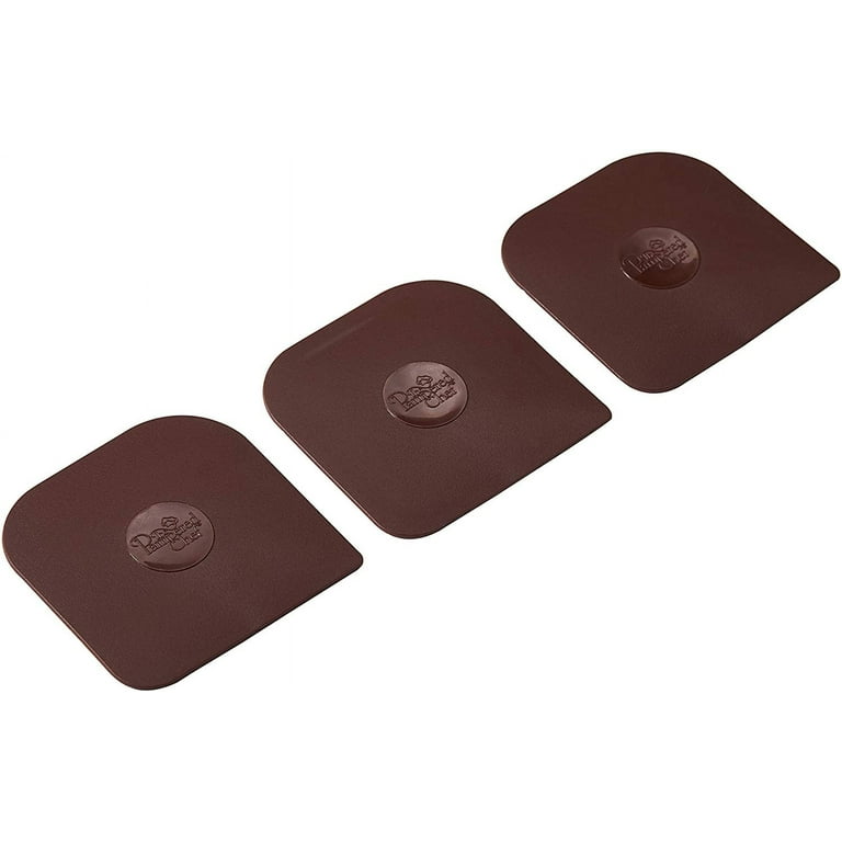 pampered chef nylon pan scrapers set of 3 in brown 