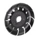 thumbnail image 5 of 90mm 12 Teeth Angle Grinder Disc Wood Carving Grinding Polishing Wheel for Woodworking Black, 5 of 5
