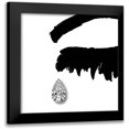 thumbnail image 1 of Sommers, Mindy 20x20 Black Modern Framed Museum Art Print Titled - Diamond Teardrop, 1 of 5