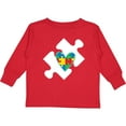 thumbnail image 3 of Inktastic Autism Puzzle Piece Autistic Spectrum Awareness Boys or Girls Long Sleeve Toddler T-Shirt, 3 of 5